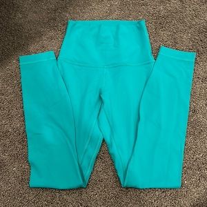 lululemon align leggings teal size 0
